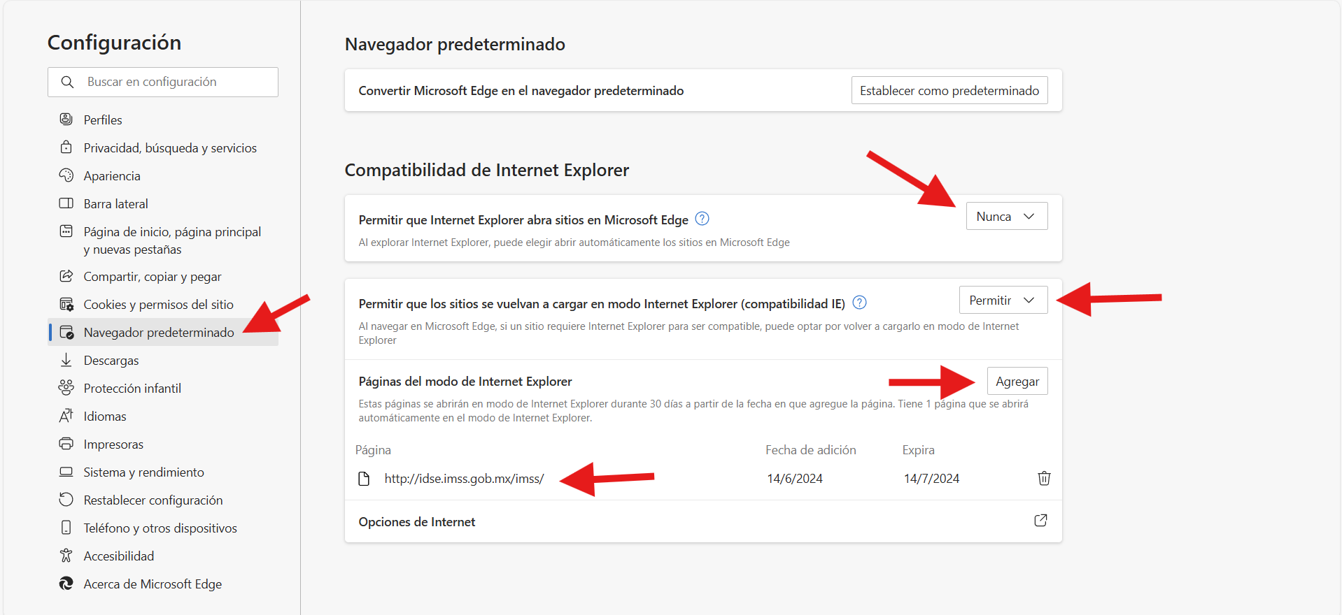 Como Configurar El Idse En Edge De Windows